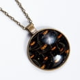 thumbnail image 2 of Halloween Witch Hat Necklace Personalized Custom Photo Round Pendant Adjustable Stainless Steel Necklaces with Gift Box for Men Women Mothers Valentine's Jewelry Gift, 2 of 6