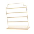 thumbnail image 1 of Organizador de pendientes de metal, práctico soporte para pendientes colgantes para dormitorio, tienda minorista Oro, 1 of 10