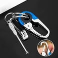 thumbnail image 3 of Cafeteriap Keychains, Creative Stainless Steel Keychain, Muda Keychain, Duty Double Layer Anti-Loss Car Keychain, 3 of 8
