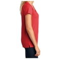 thumbnail image 3 of Yellow Rooster Women's Short Sleeve V-Neck Re-T-Shirts Ruby Red L, 3 of 6