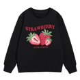 thumbnail image 4 of Hwmodou Toddler Girls Graphic Sweatshirts Kids Graphic Prints Sweatshirt Crewneck Long Sleeve Cute Drop Shoulder Pullover Tops Outdoor Workout Comfortable Kids Clothes,3-10Y, 4 of 4