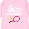 thumbnail image 4 of Inktastic Future Tennis Player Sports Gift Boys or Girls Long Sleeve Toddler T-Shirt, 4 of 5
