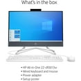 thumbnail image 2 of HP Pavilion 22 All-in-One Desktop Computer 21.5" FHD IPS Anti-glare Display Intel Celeron G5900T Processor 16GB DDR4 1TB SSD Intel UHD Graphics 610 DVD-RW HDMI WiFi Bluetooth Webcam Win10 Blue, 2 of 5