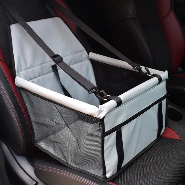 Dog Car Pad Pet Safety Seat Anti-dirty Waterproof Pet Car Bag Dog Kennel Pet Mesh Hanging Bag Travel Basket For Small Dogs Cats ShopWise Round