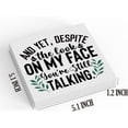 thumbnail image 3 of Zomyto 5"x5" Funny Office Gifts for Coworkers Sarcastic Wooden Box Sign Home Office Desk Decor Appreciation Boss Day Coworker Gifts for Boss Manager Shelf Table Wall Decor, 3 of 6