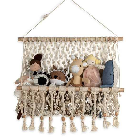 Crane Baby Willow Macrame Storage Wall Decor