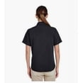 thumbnail image 2 of Harriton Ladies' Paradise Short-Sleeve Performance Shirt Black 3XL, 2 of 3