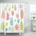 thumbnail image 1 of ABPHQTO Plantas tropicales Hojas Flores y frutas exóticas Verano Naturaleza Selva Hawaii Baño Cortinas de ducha 152x180 cm ABPHQTO PKNMT60x72Shower-3671, 1 of 2