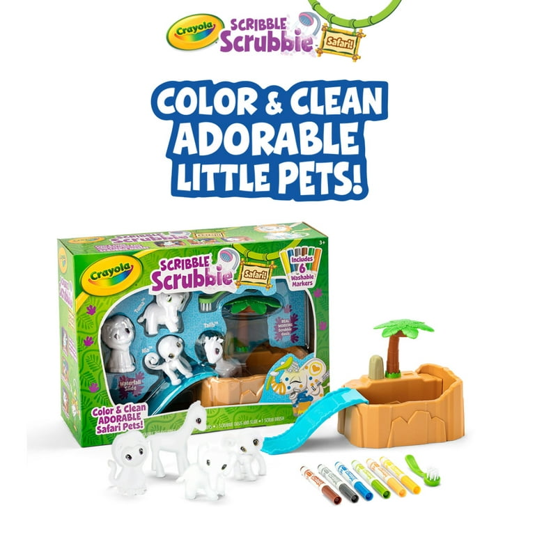 Crayola Scribble Scrubbie Pets Safari Treehouse Set Assorted
