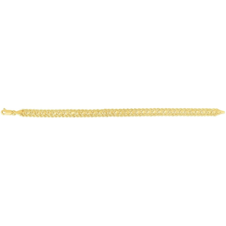 10K Gold Double Rope Bracelet