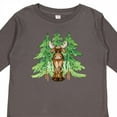 thumbnail image 4 of Inktastic Alaska Moose and Trees Boys or Girls Long Sleeve Toddler T-Shirt, 4 of 5