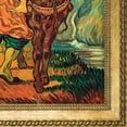 thumbnail image 3 of La Pastiche Vincent Van Gogh 'The Good Samaritan (After Delacroix)' Hand Painted Framed Canvas Art, 3 of 5