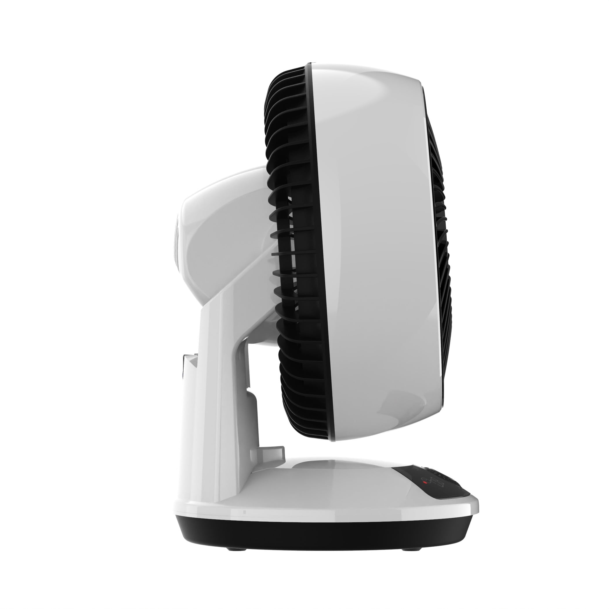 Lasko Whirlwind 7" EcoQuiet DC Motor Orbital Motion Air Circulator Fan, Remote, 12" H, White, A12667