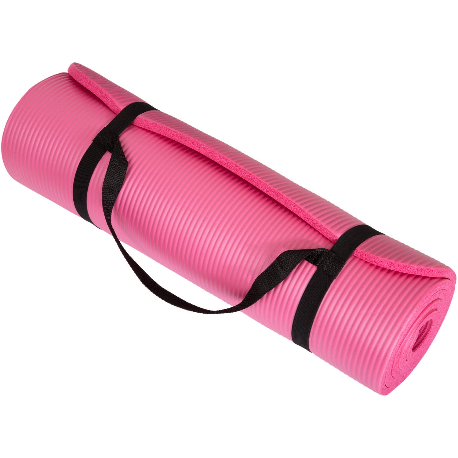 Long 1/2 inch  Thick Durable Yoga Mat Pilates fitness Anti-Skid  Mat With Strap 