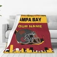 thumbnail image 3 of Custom Tampa Bay Blanket Personalized Throw Blankets Name and Number for Men Women Boy Football Style Decor Gifts, 3 of 6