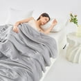 thumbnail image 6 of ZZYuan Huge SALE! Ice Blanket Lightweight Breathable Double Ice Cool Summer Calming Quilt Solid Color Blankets for Hot Sleepers Cooling Blanket, 6 of 9