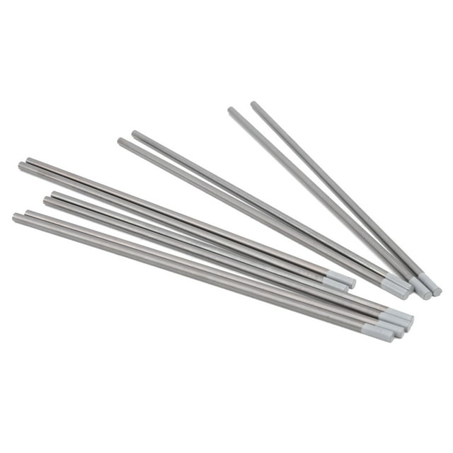 Herramientas de hardware, 10 electrodos de tungsteno y cerio Aguja de soldadura TIG Electrodos de tungsteno y cerio optimizados para la excelencia