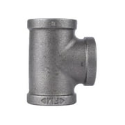 LDR Industries 312 T-12 1/2" STZ Black Tee for Pipe Connection and Distribution