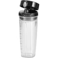 thumbnail image 2 of ZWILLING Enfinigy Personal Blender, Piranha Teeth Cross Blade for Ultimate Blending, Smoothies, Shakes and More, 20 fl oz Breakproof Travel Cup with Lid, BPA Free, Black, 2 of 5