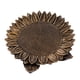 thumbnail image 5 of Plato de frutos secos de resina, bandeja para servir, plato para aperitivos, platos de almacenamiento, plato de frutos secos con plantas de imitación (girasol de bronce), 5 of 5