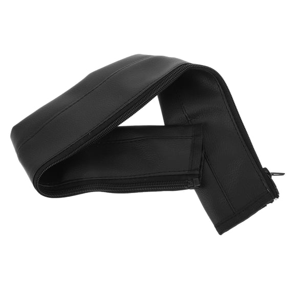CTIRCHIU Black PU Stroller Handlebar Cover, and Sleek for Everyday Travel, 1 Piece