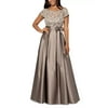 XSCAPE Petite Embroidered Sequined Ball Gown