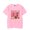 pink, variant on Mary J. Blige Logo Print T-shirt Women Men Casual Fashion Short Sleeve Tee