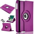 thumbnail image 3 of For Apple iPad 7th 8th 9th 10.2" 360 Degrees Rotating Leather Tablet Case, Purple, 3 of 5
