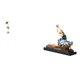 thumbnail image 1 of Escultura de hojas,Estatua de hoja de metal Escultura de hoja Decoración del hogar,Figura de hoja artística con decoraciones de hojas en la base,estatua de bailarina de ballet,Estatua de, 1 of 8