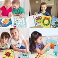 thumbnail image 2 of Libros de pintura adhesiva Christmas Crafts 90shine para niños de 4 a 8 años, 2 of 7