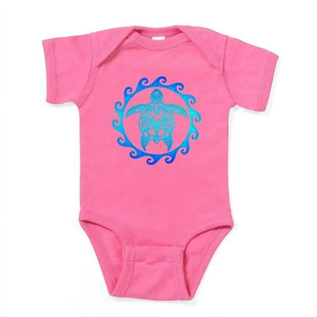 

CafePress - Blue Tribal Turtle Sun - Cute Infant Bodysuit Baby Romper - Size Newborn - 24 Months