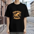 thumbnail image 3 of Coastal Magic, Octopus Coconut Print 1, Vintage T Shirt, Cotton T-Shirt for Men, 23611291,S, 3 of 8