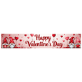 thumbnail image 3 of Valentines Day Gnomes Banner Party Backdrop Happy Valentines Background Home Decorations Indoor Outdoor Decor Photography Props, 3 of 4