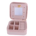 thumbnail image 1 of Caja De Joyería De Viaje Portátil Caja De Joyería Almacenamiento Rosa Sunnimix Caja de la joyería, 1 of 8