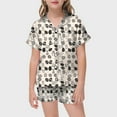 thumbnail image 1 of WEAIXIMIUNG Kid DIY Hand Painted Homewear Set Colouring Pajama Sets For And Girl Can Play With And Wea 150, 1 of 5