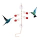 thumbnail image 4 of Alimentador de pájaros con ventosa para ventanas kusrkot dispensador de alimentos de semillas de pájaros Chickadee para pájaros pequeños 4 botellas comedero para pájaros, 4 of 8