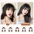 thumbnail image 6 of Synthetic Princess Cut Bangs Wig Female Bangs Hair Fake Bangs Natural Forehead Wig Piece, 6 of 6