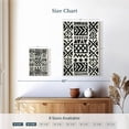 thumbnail image 4 of Elephant Stock African Geometric Abstract Wall Art - Vertical Canvas Wall Art - Living Room Wall Decor - Abstract Canvas - Black And White Decor - 8" x 12", 4 of 8