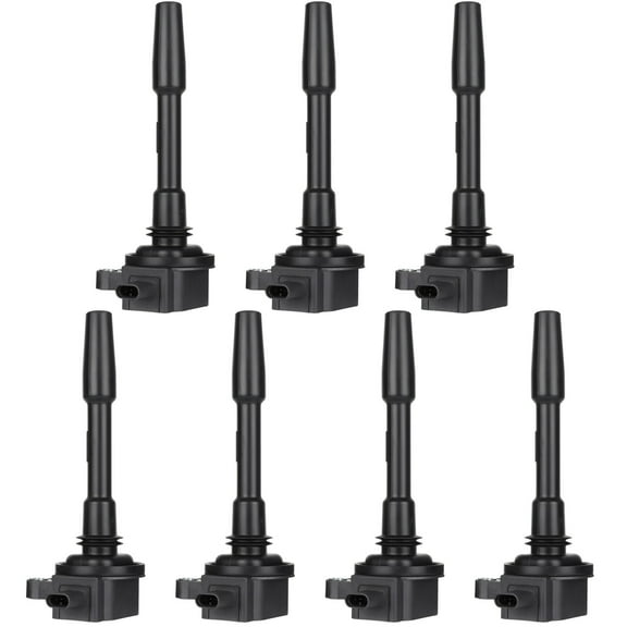 cciyu 7 PCS Ignition Coils with Ford F-150 2018-2021, Mustang 2018-2020 V8 5.0L for Cyl 1-2 4-8 UF835