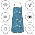 thumbnail image 6 of Sikiie Dinosaur Skull Aprons for Kitchen Cooking Aprons, Chef Apron for Men Women Chef, 6 of 7