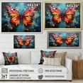 thumbnail image 4 of Designart "Vibrant Colors Energize Butterflies" Animals Butterfly Wall Decor, 4 of 7