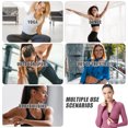 thumbnail image 5 of Cómodo traje de yoga para mujer con cremallera de manga larga para adelgazar corriendo abrigo de fitness (rosa) MFZFUKR BST3016120-2, 5 of 5