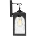 thumbnail image 6 of Possini Euro Design Tyne Modern Outdoor Wall Light Fixture Matte Black 16" Clear Seedy Glass for Post Exterior Barn Deck House Porch Yard Patio Home, 6 of 8
