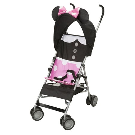 Disney Baby Comfort Height Character Umbrella Stroller with Basket, Minnie Dress Up