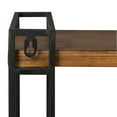 thumbnail image 4 of Kate and Laurel Lintz Floating Wall Shelves, 30-1/2"H x 26"W x 7-1/4"D, Brown/Black, 4 of 6