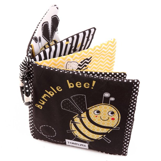 Libro de tela para bebé con iluminación de animales, libro educativo de actividades que se despliega, papel de anillo Gong Bohan LED