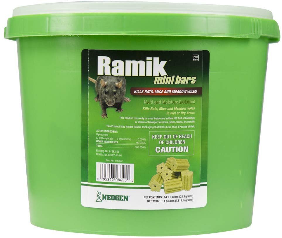 Ramik Mini Bars, 64 x 1 oz (4lb) Pail