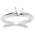 thumbnail image 1 of 4-Prong Solitaire Engagement Ring Setting White Gold 14K, 1 of 2