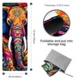thumbnail image 4 of Elephant Yoga Towel with Storage Bag, 72.8"x26.8" - Suitable for Yoga, Pilates, Fitness, Hot Yoga, and More, 4 of 6
