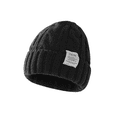 thumbnail image 5 of Gorro de estudiante de estilo japonés para mujer, gorro de lana gruesa con aspecto alto para otoño e invierno, gorro holgado y versátil con gran circunferencia para la cabeza, gorro frío, 5 of 5
